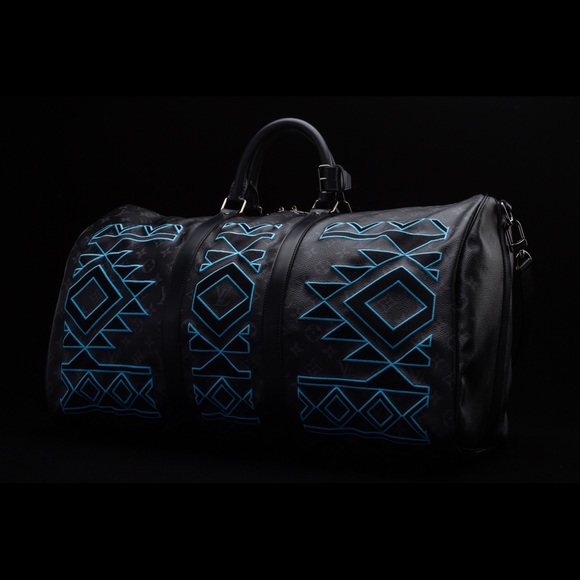 louis vuitton keepall 55 monogram eclipse